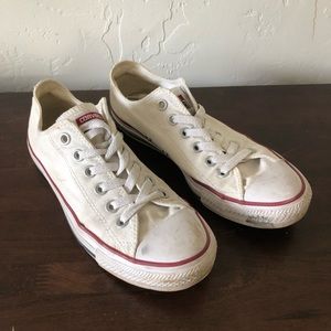 White converse sneakers